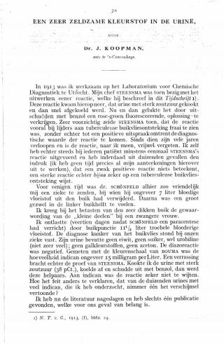 Eerste pagina van het artikel zoals het is gepubliceerd in het tijdschrift