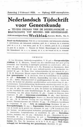 Eerste pagina van het artikel zoals het is gepubliceerd in het tijdschrift