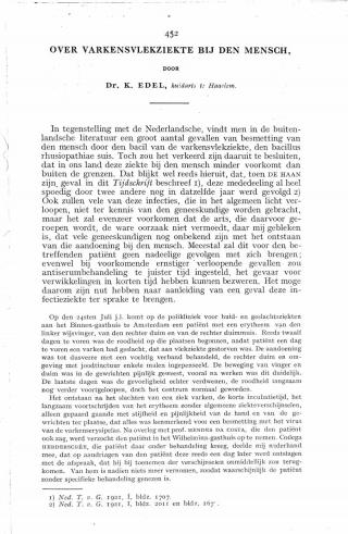 Eerste pagina van het artikel zoals het is gepubliceerd in het tijdschrift