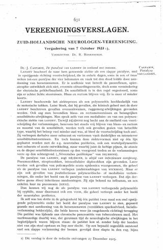 Eerste pagina van het artikel zoals het is gepubliceerd in het tijdschrift