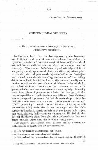 Eerste pagina van het artikel zoals het is gepubliceerd in het tijdschrift