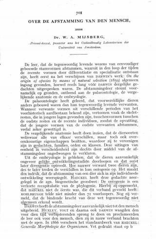 Eerste pagina van het artikel zoals het is gepubliceerd in het tijdschrift