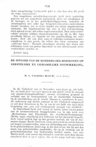 Eerste pagina van het artikel zoals het is gepubliceerd in het tijdschrift