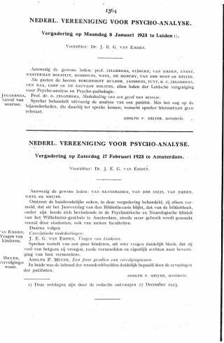 Eerste pagina van het artikel zoals het is gepubliceerd in het tijdschrift