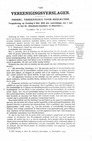 Eerste pagina van het artikel zoals het is gepubliceerd in het tijdschrift