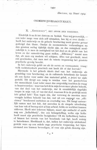 Eerste pagina van het artikel zoals het is gepubliceerd in het tijdschrift