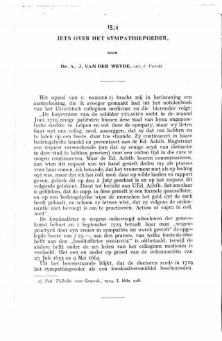 Eerste pagina van het artikel zoals het is gepubliceerd in het tijdschrift