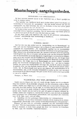 Eerste pagina van het artikel zoals het is gepubliceerd in het tijdschrift