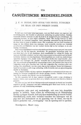 Eerste pagina van het artikel zoals het is gepubliceerd in het tijdschrift