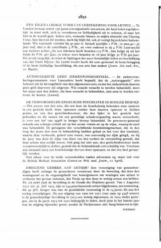 Eerste pagina van het artikel zoals het is gepubliceerd in het tijdschrift