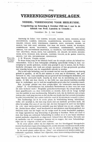 Eerste pagina van het artikel zoals het is gepubliceerd in het tijdschrift