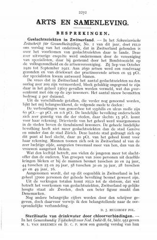 Eerste pagina van het artikel zoals het is gepubliceerd in het tijdschrift