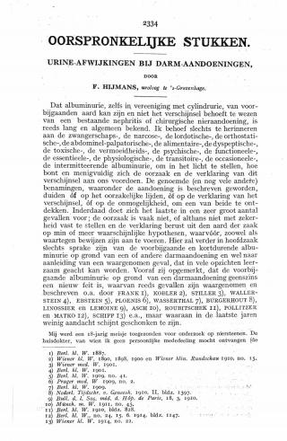 Eerste pagina van het artikel zoals het is gepubliceerd in het tijdschrift