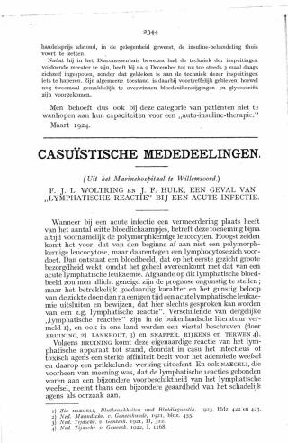 Eerste pagina van het artikel zoals het is gepubliceerd in het tijdschrift