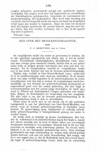 Eerste pagina van het artikel zoals het is gepubliceerd in het tijdschrift