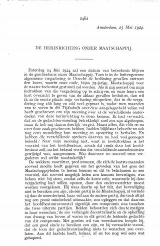 Eerste pagina van het artikel zoals het is gepubliceerd in het tijdschrift