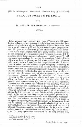 Eerste pagina van het artikel zoals het is gepubliceerd in het tijdschrift