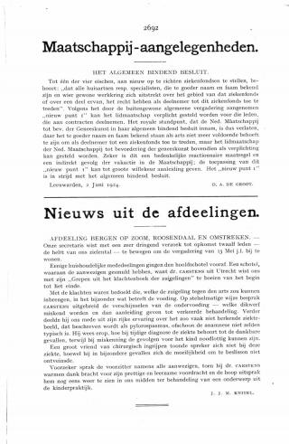 Eerste pagina van het artikel zoals het is gepubliceerd in het tijdschrift