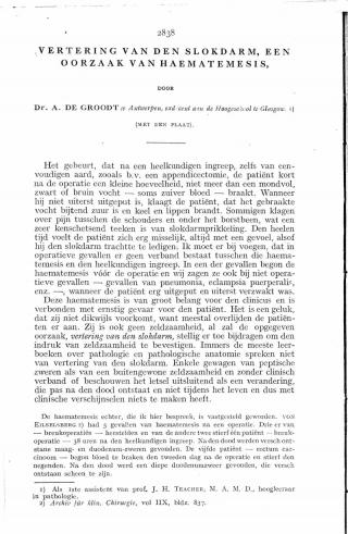 Eerste pagina van het artikel zoals het is gepubliceerd in het tijdschrift