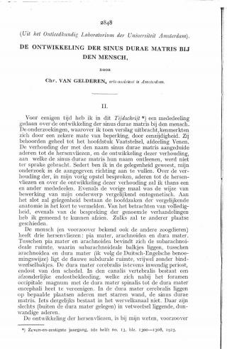 Eerste pagina van het artikel zoals het is gepubliceerd in het tijdschrift