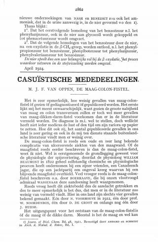 Eerste pagina van het artikel zoals het is gepubliceerd in het tijdschrift