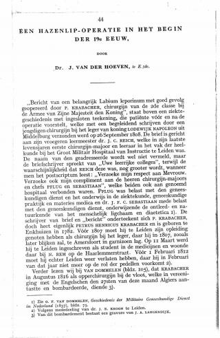 Eerste pagina van het artikel zoals het is gepubliceerd in het tijdschrift