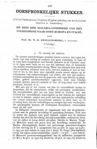 Eerste pagina van het artikel zoals het is gepubliceerd in het tijdschrift