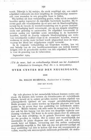 Eerste pagina van het artikel zoals het is gepubliceerd in het tijdschrift