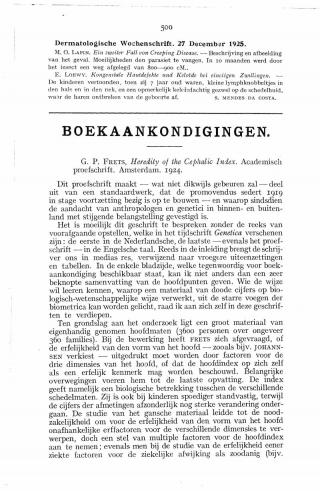 Eerste pagina van het artikel zoals het is gepubliceerd in het tijdschrift