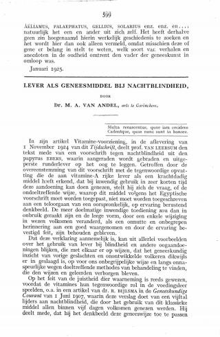 Eerste pagina van het artikel zoals het is gepubliceerd in het tijdschrift