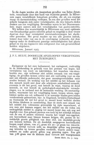 Eerste pagina van het artikel zoals het is gepubliceerd in het tijdschrift