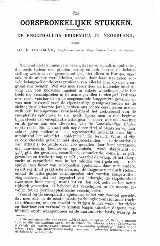 Eerste pagina van het artikel zoals het is gepubliceerd in het tijdschrift