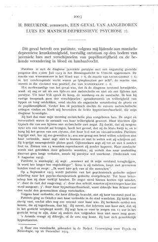 Eerste pagina van het artikel zoals het is gepubliceerd in het tijdschrift