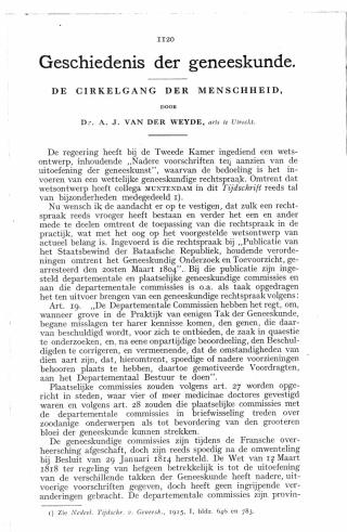 Eerste pagina van het artikel zoals het is gepubliceerd in het tijdschrift