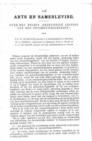 Eerste pagina van het artikel zoals het is gepubliceerd in het tijdschrift