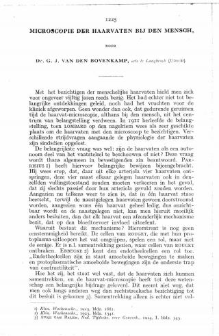 Eerste pagina van het artikel zoals het is gepubliceerd in het tijdschrift