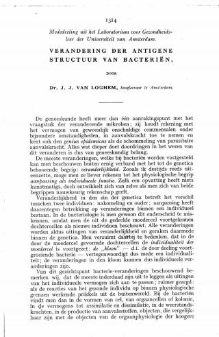 Eerste pagina van het artikel zoals het is gepubliceerd in het tijdschrift