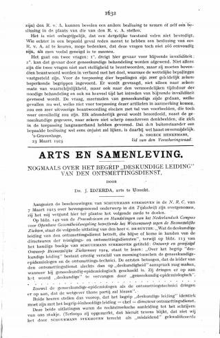 Eerste pagina van het artikel zoals het is gepubliceerd in het tijdschrift