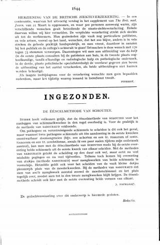 Eerste pagina van het artikel zoals het is gepubliceerd in het tijdschrift