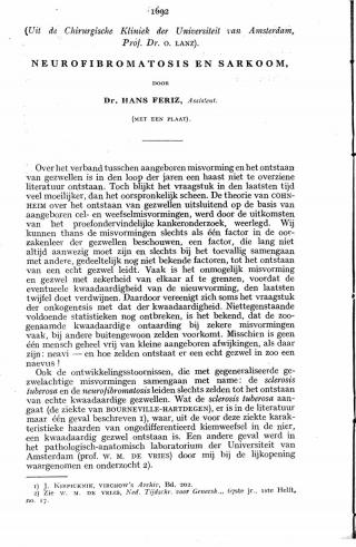 Eerste pagina van het artikel zoals het is gepubliceerd in het tijdschrift