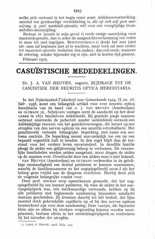 Eerste pagina van het artikel zoals het is gepubliceerd in het tijdschrift