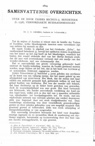 Eerste pagina van het artikel zoals het is gepubliceerd in het tijdschrift