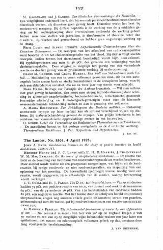 Eerste pagina van het artikel zoals het is gepubliceerd in het tijdschrift