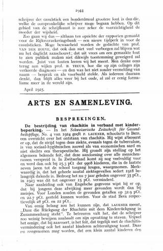 Eerste pagina van het artikel zoals het is gepubliceerd in het tijdschrift