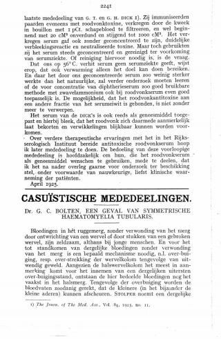 Eerste pagina van het artikel zoals het is gepubliceerd in het tijdschrift