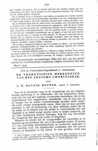 Eerste pagina van het artikel zoals het is gepubliceerd in het tijdschrift