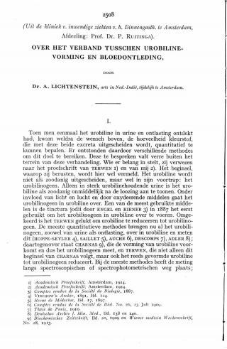 Eerste pagina van het artikel zoals het is gepubliceerd in het tijdschrift