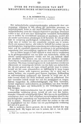 Eerste pagina van het artikel zoals het is gepubliceerd in het tijdschrift