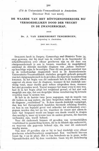 Eerste pagina van het artikel zoals het is gepubliceerd in het tijdschrift