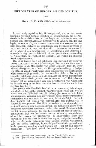 Eerste pagina van het artikel zoals het is gepubliceerd in het tijdschrift